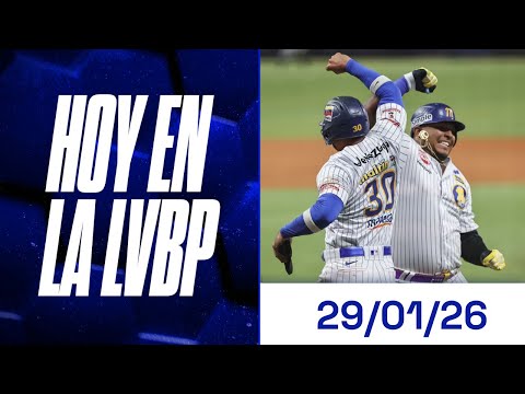 Magallanes leads the series 2-0 | TODAY IN THE LVBP 01/29/26