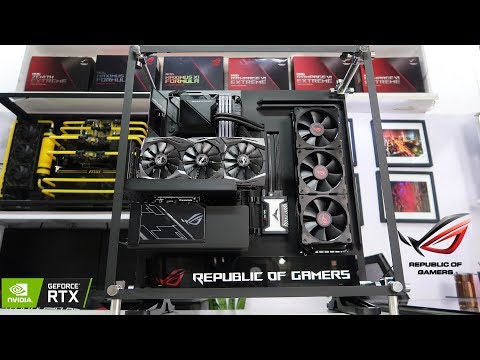 Custom Pc Build " Project ROG Ryujin " Asus Republic of Gamers Gaming Pc on a Thermaltake P5