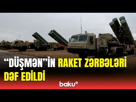 MN-dən görüntülər | S-300 "Favorit" zenit-raketləri döyüşə hazır vəziyyətdə