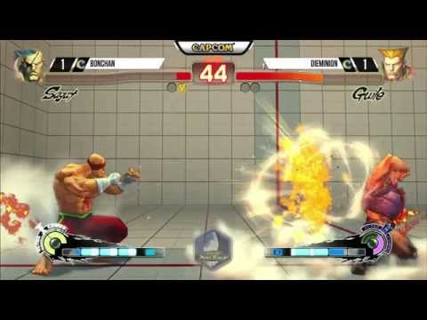 Bonchan (Sagat) vs Dieminion (Guile) - Final Round 18 USF4 - 720p 60fps