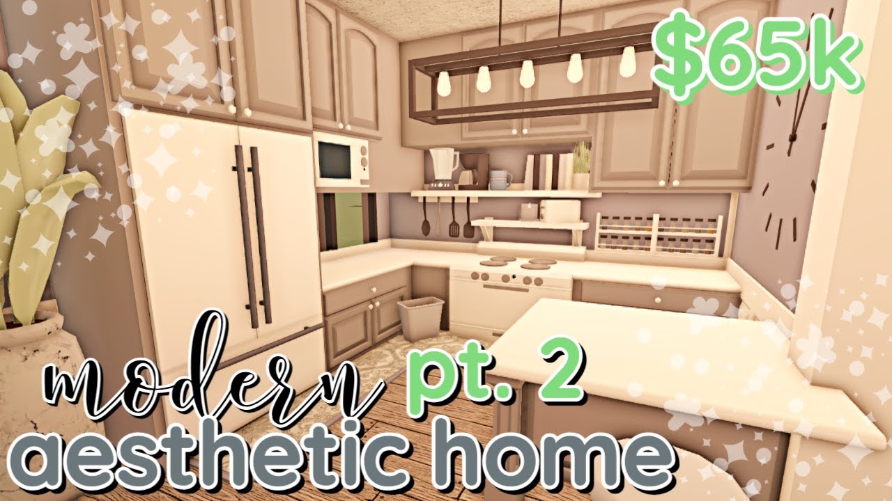 Aesthetic Bloxburg Modern House Build *PART 2*