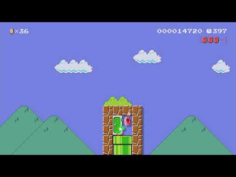 Muncher Caverns by Fynn - Super Mario Maker - No Commentary 1bp