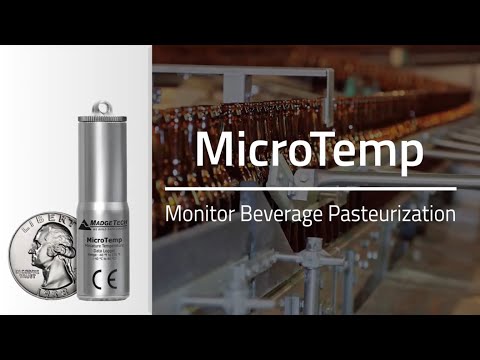 MadgeTech MicroTemp to Monitor Beverage Pasteurization
