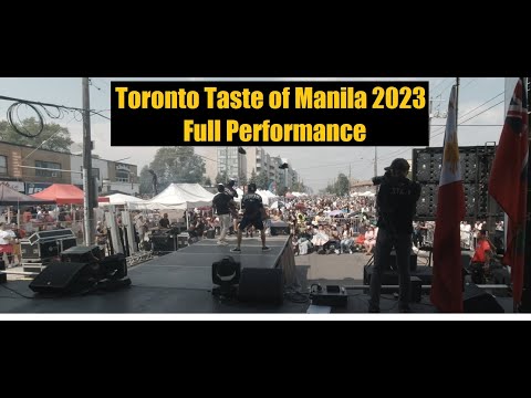 Resflo, Burns of THC, Tinostar & Cranky Naz Full Set at Taste of Manila 2023 Main Stage