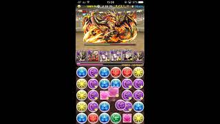 【パズドラ】極限の闘技場1 デスファリオン試運転 闇の星壊機・デスファリオン