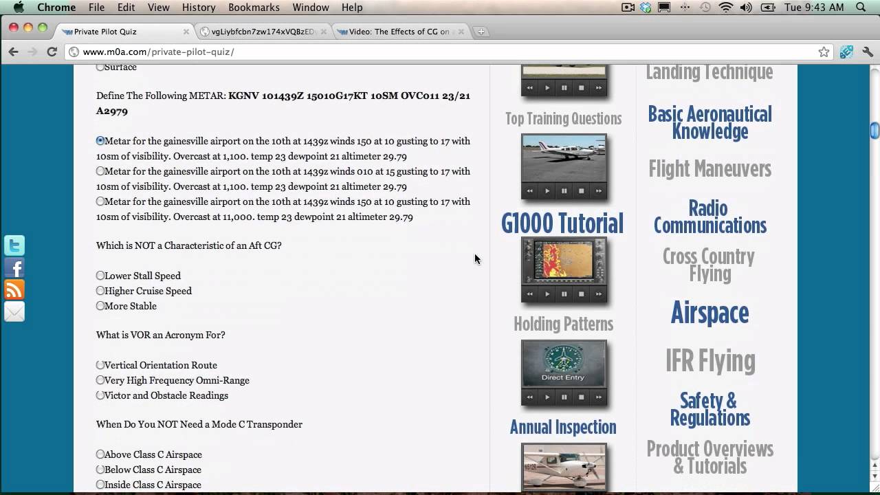 Private Pilot Quiz Explanation