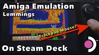 Steam Deck: Lemmings [Amiga Emulation] (4k60; Off Screen; Direct Audio Feed)