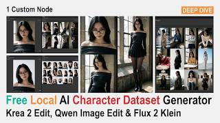 🟠 Free Local AI Character Dataset Generator: Krea 2, Qwen Edit & Flux 2 Klein (ComfyUI Deep Dive)