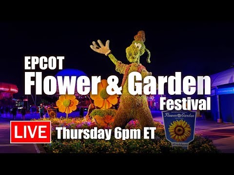 🔴 Live: Relaxing Evening At Epcot Flower & Garden Festival | Walt Disney World Live Stream