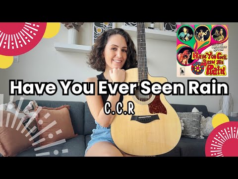 Have You Ever Seen The Rain - C.C.R [Beginner Guitar Lesson Tutorial] chords + strumming + lyrics