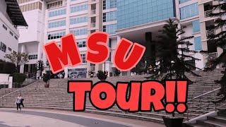 VLOG : A little tour of my university!! (MSU)