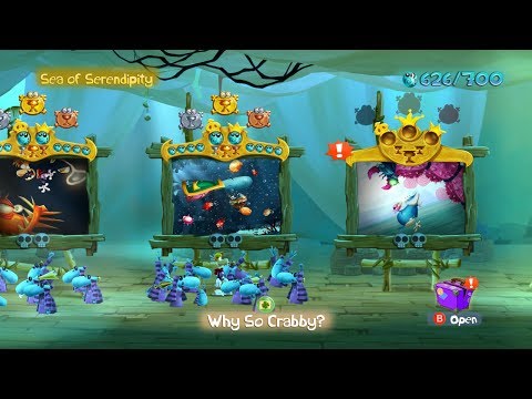 Walkthrough: Rayman Legends 100% - Why So Crabby?