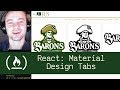 React Material Design Tabs P2D34 Live Coding With Jesse