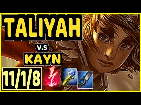 GILIUS (TALIYAH) vs KAYN - 11/1/8 KDA JUNGLE CHALLENGER GAMEPLAY - EUW