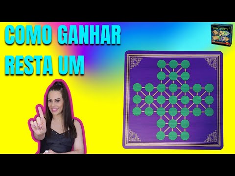 ☝️ COMO JOGAR E GANHAR RESTA UM (PACIÊNCIA)