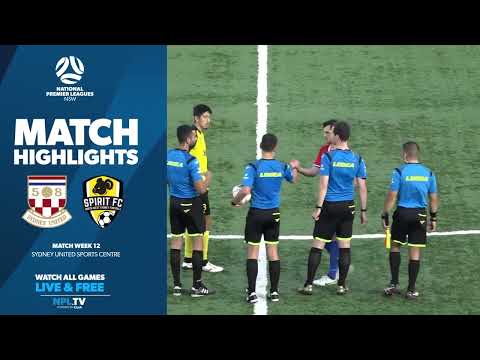 NPL NSW Men's Round 12 Fixture – Sydney United 58 v NWS Spirit FC