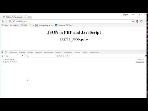 access php data in javascript