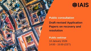 Public background session: draft revised Application Papers on recovery and resolution