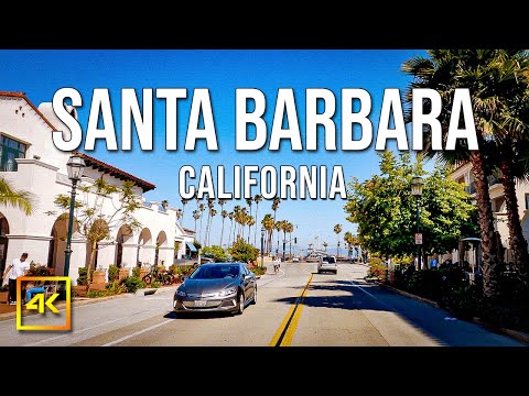Santa Barbara Drive [4K] | California | United States