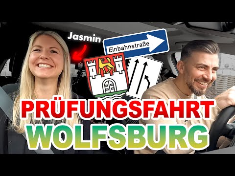 Prüfungsfahrt in Wolfsburg 🚘 Darauf achtet der Prüfer! Fahren in der Stadt l Fahrprüfung PKW 🚗