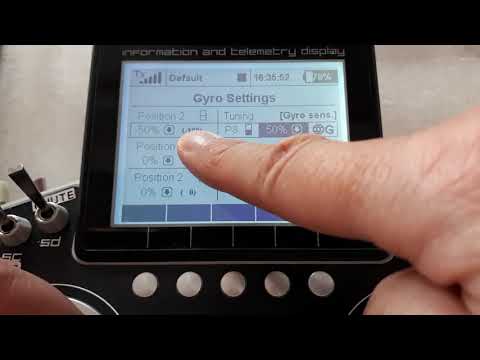 Jeti - Gyro menu, episode 4, using with Assist Rx