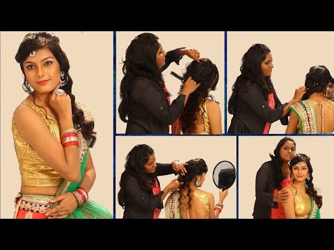 Simple Hairstyle for Indian Weddings to Do Yourself - Floral Curls  Decorated - for Saree & Lehenga : 4 Steps - Instructables
