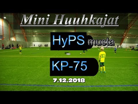 Mini Huuhkajat HyPS musta vs KP 75 7.12.2018
