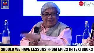 Amish Tripathi & Bibek Debroy: Should We Have Lessons From Epics in Textbooks? Part 01 | ThinkEdu19