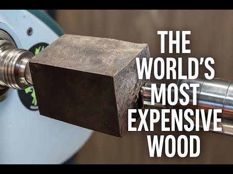 Turning the World's most EXPENSIVE WOOD!
