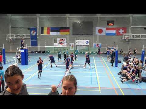 Indiaca WC 2023 Herren Vorrunde TSG Blankenloch-Indiaca Bettenduerf Satz 2.