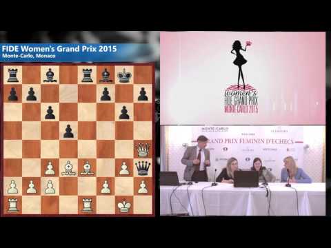 Round 4 Skripchenko (FRA) 1/2 - 1/2 Pogonina (RUS)