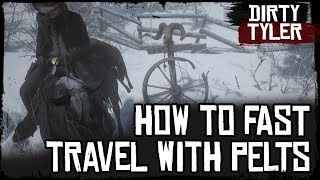 Fast Travel With Pelts And Animal Carcasses Red Dead Online RDR2