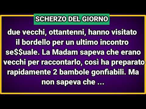 La BARZELLETTA Più DIVERTENTE di Sempre |  due uomini anziani, .. | Barzellette Divertenti