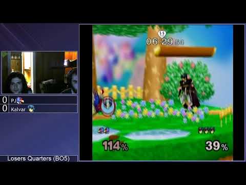 MMOM185 SSBM - PJ (Falco) vs. Kalvar (Marth) - Melee LR8