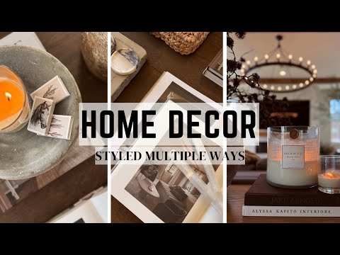 STYLING HOME DECOR MULTIPLE WAYS || CREATIVE WAYS TO STYLING || 2026