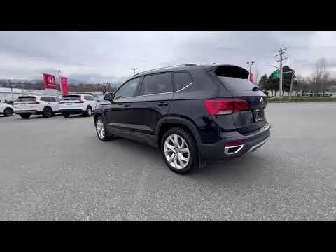 2022 Volkswagen Taos Comfortline 4MOTION in Black for sale at Murray Honda in Chilliwack, BC