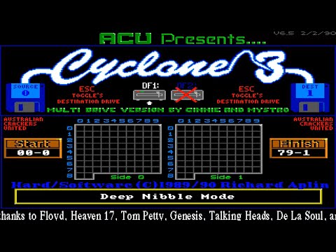 AMIGA Cyclone III v6 5 1990 NEEDS HARDWARE SOFTWARE UTILITY TOOL COPIER CYCLONE 3 v6 5 Cachet h ACU
