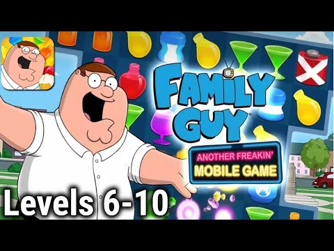 Family Guy - Another Freakin Mobile Game | Levels 6-10 | Walkthrough / Gameplay Part 2 (IOS Android)