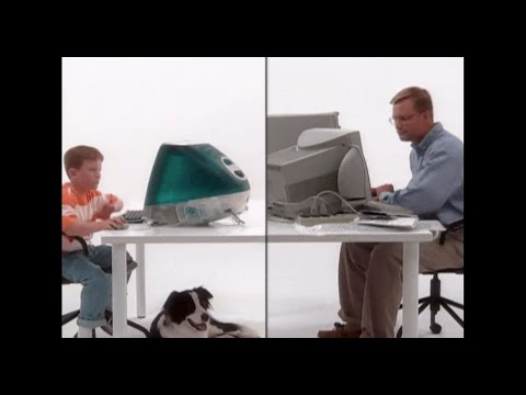Apple iMac G3 vs PC simplicity shootout (High Quality) - Apple MacWorld 1998