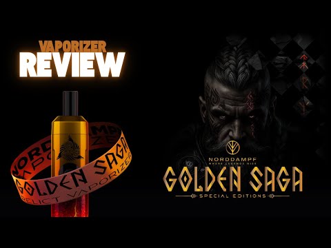A foundation of gold ✨ Norddampf Relict Vaporizer Golden Saga Review & Unboxing - Test Winner