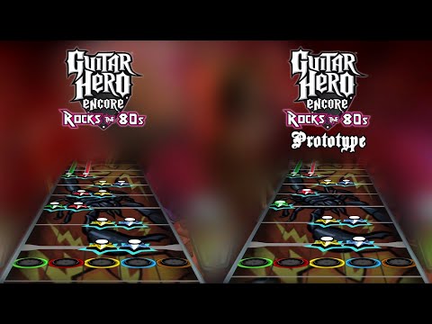 Guitar Hero 80's Prototype - "Los Angeles" Chart Comparison