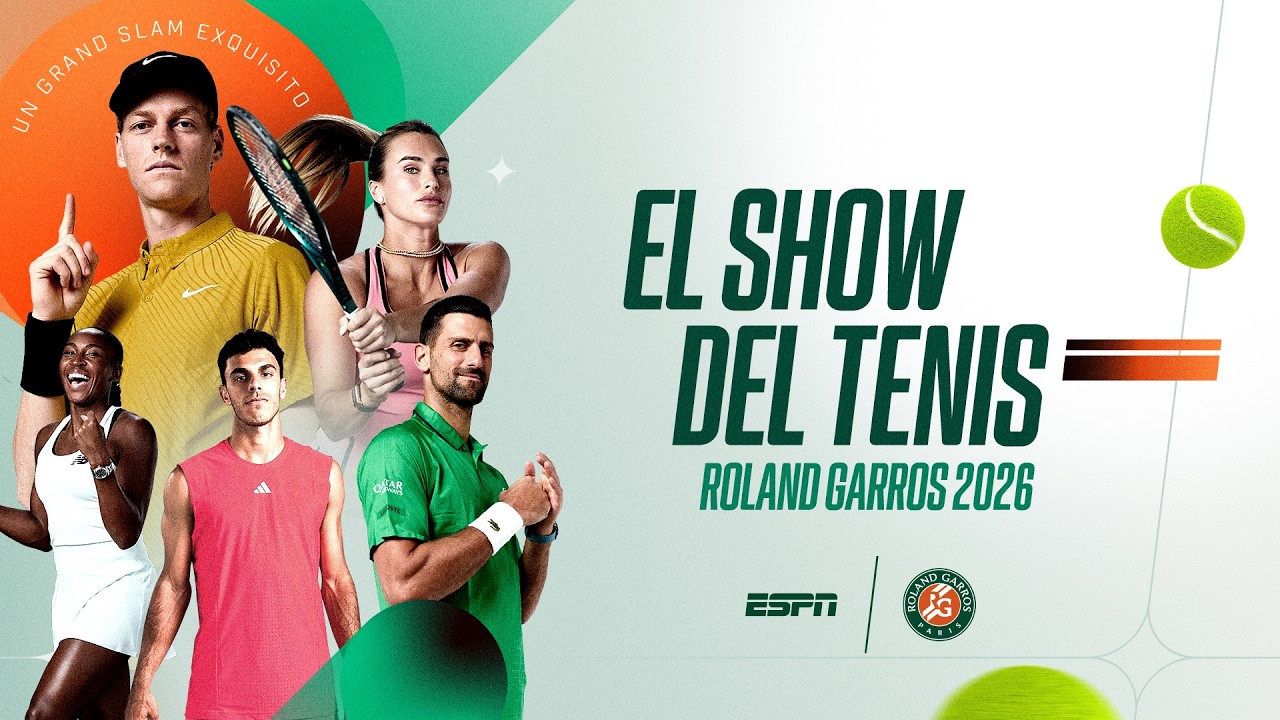 🔴 EN VIVO | EL SHOW DE ESPN TENIS | ROLAND GARROS 2026 | VIERNES 29 DE MAYO