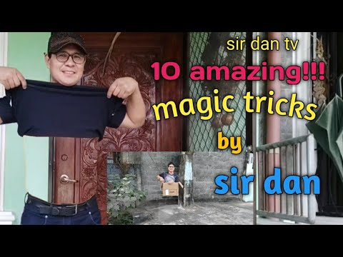 10 Amazing Magic Video Tricks Compilation Pinoy Zach King`s Follower Sir Dan Using KineMaster Editor