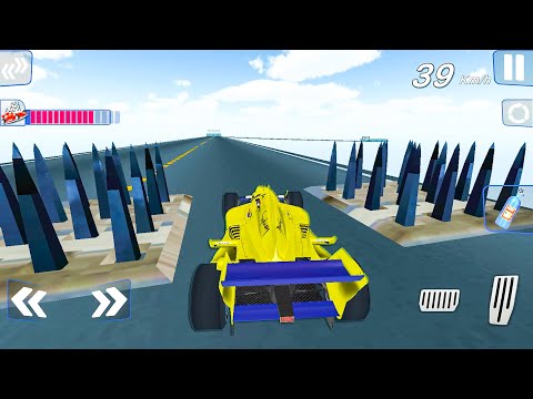 Impossible Formula Car Racing Stunts Simulator - Car Mega Ramp 3D #2 - Gameplay Android