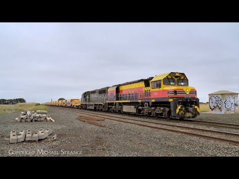 SSR / ARTC Ballast Train With BRM001 & C509  (24/11/2024) - PoathTV Australian Railways