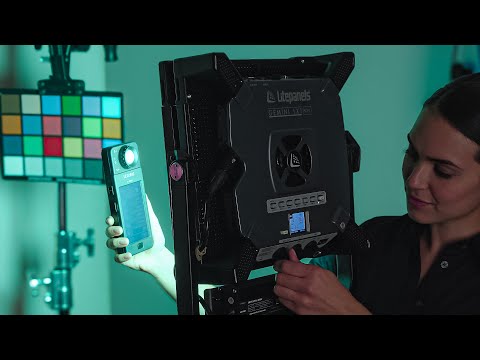 Passende Farbe mit LED-Leuchten und dem Sekonic C-800