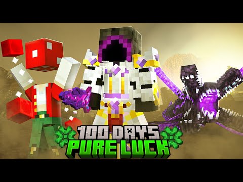 I Survived 100 Days of PURE LUCK in Cisco's Medieval Minecraft