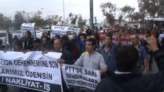 Nakliyat-İş Kadıköy PTT Motorlu  Kurye ve Dağıtıcıların Eylemi 1