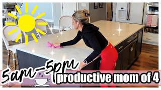 *NEW* 5AM - 5PM PRODUCTIVE MOM ROUTINE WORKOUT, HEALTHY EASY MEALS PLANNING + BAKING TIFFANI BEASTON