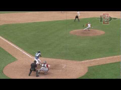SDSU BASEBALL SWEEPS #12 USD - 2/17/13